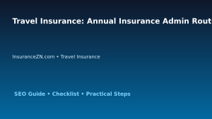 Travel Insurance: Annual Insurance Admin Routine for Australian Readers 2026 featured image
