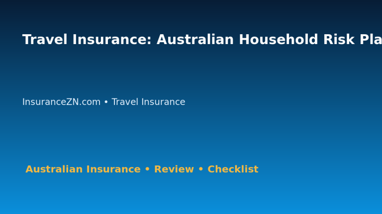 Travel Insurance: Australian Household Risk Planner for Australian Readers 2026 featured image