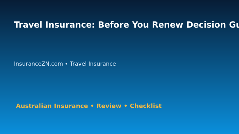 Travel Insurance: Before You Renew Decision Guide for Australian Readers 2026 featured image