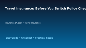 Travel Insurance: Before You Switch Policy Checklist for Australian Readers 2026 featured image