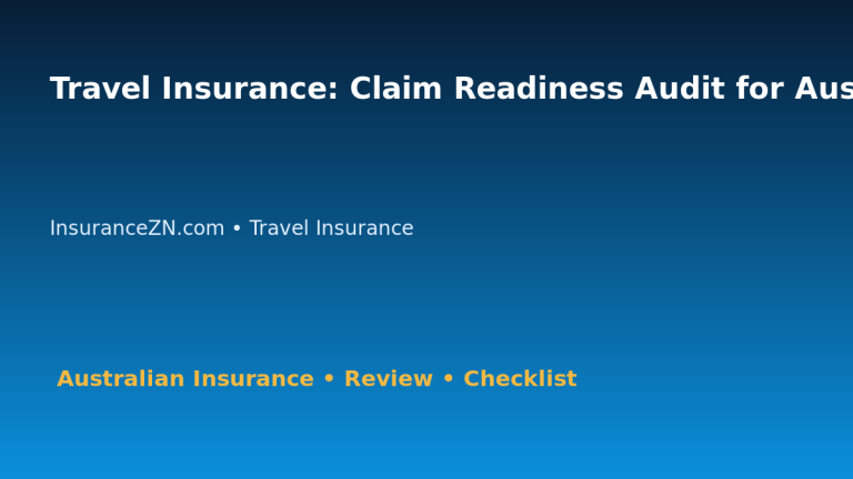 Travel Insurance: Claim Readiness Audit for Australian Readers 2026 featured image