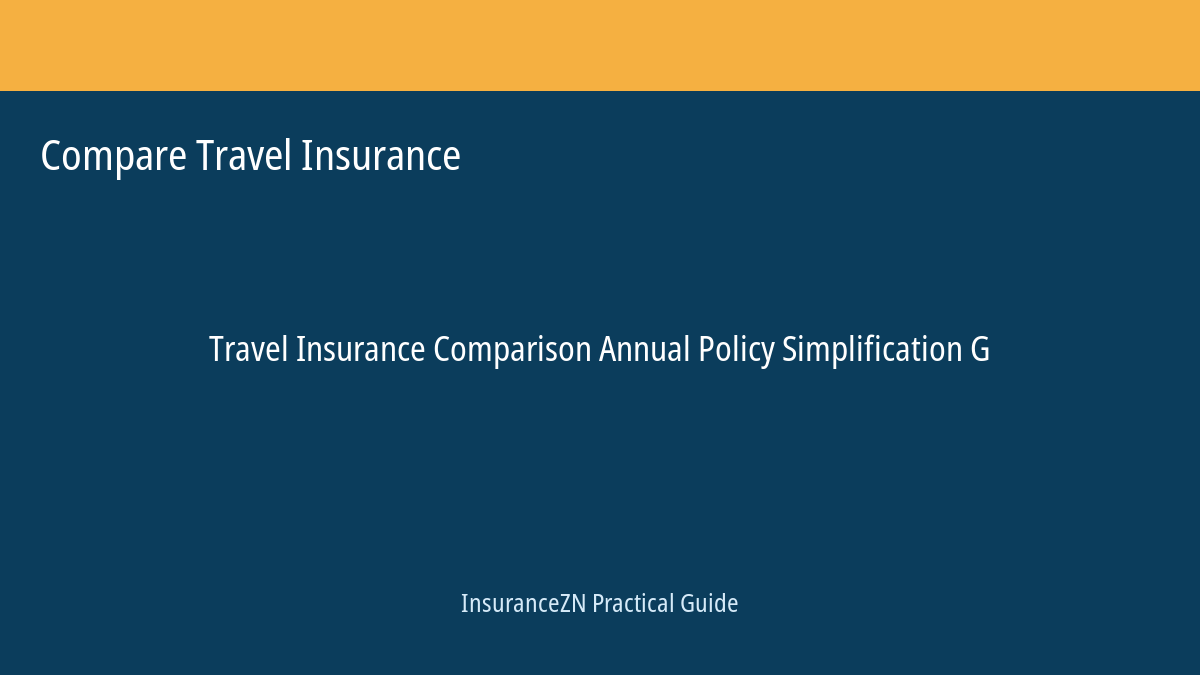 Compare Travel Insurance guide featured image: Annual Policy Simplification Guide