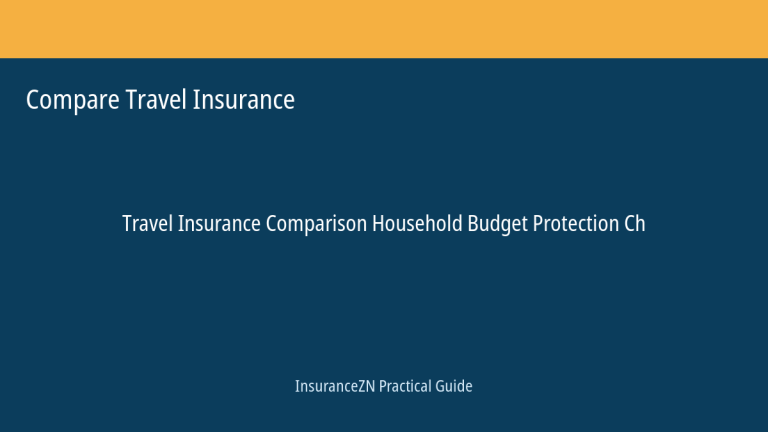 Compare Travel Insurance guide featured image: Household Budget Protection Checklist
