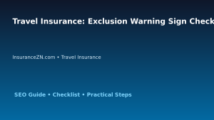 Travel Insurance: Exclusion Warning Sign Checklist for Australian Readers 2026 featured image