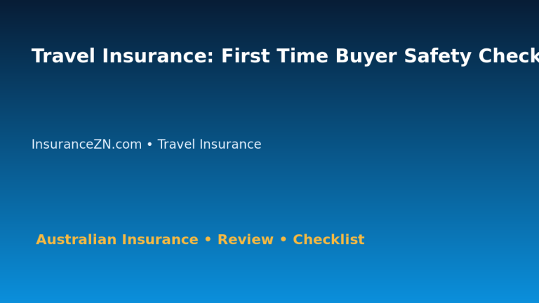 Travel Insurance: First Time Buyer Safety Checklist for Australian Readers 2026 featured image