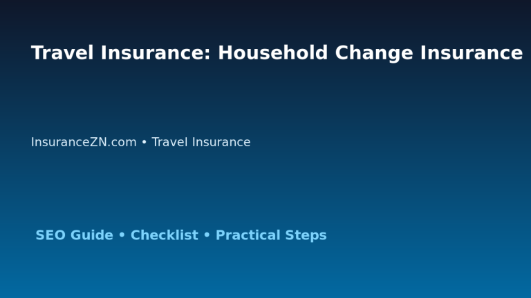 Travel Insurance: Household Change Insurance Review for Australian Readers 2026 featured image