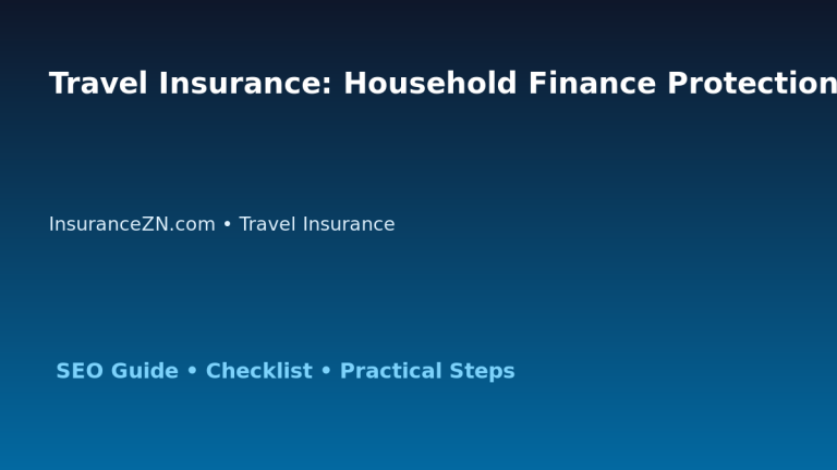 Travel Insurance: Household Finance Protection Planner for Australian Readers 2026 featured image