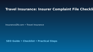 Travel Insurance: Insurer Complaint File Checklist for Australian Readers 2026 featured image