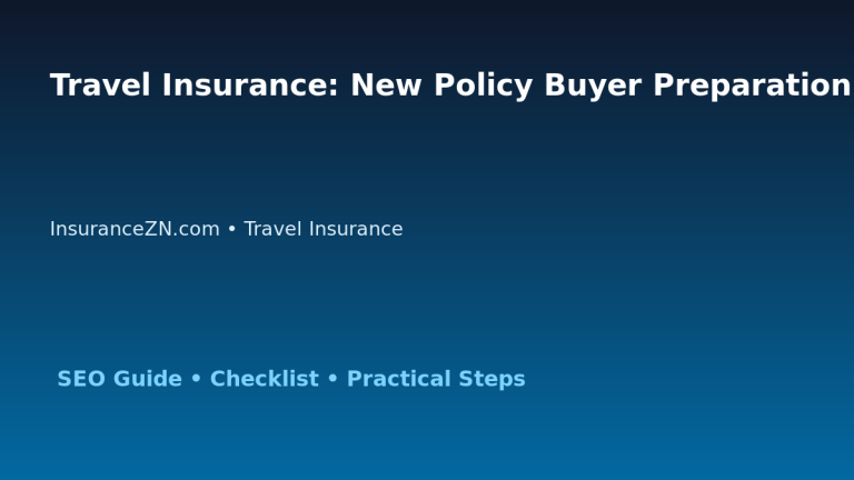 Travel Insurance: New Policy Buyer Preparation Guide for Australian Readers 2026 featured image