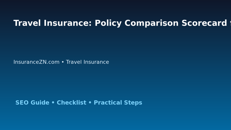 Travel Insurance: Policy Comparison Scorecard for Australian Readers 2026 featured image
