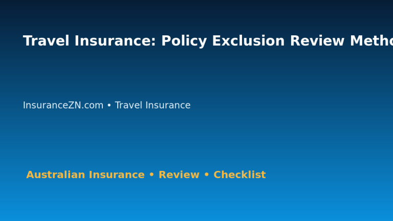 Travel Insurance: Policy Exclusion Review Method for Australian Readers 2026 featured image