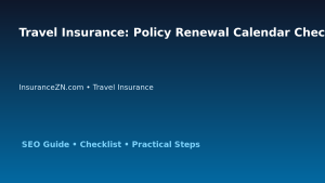 Travel Insurance: Policy Renewal Calendar Checklist for Australian Readers 2026 featured image