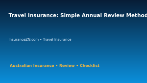 Travel Insurance: Simple Annual Review Method for Australian Readers 2026 featured image