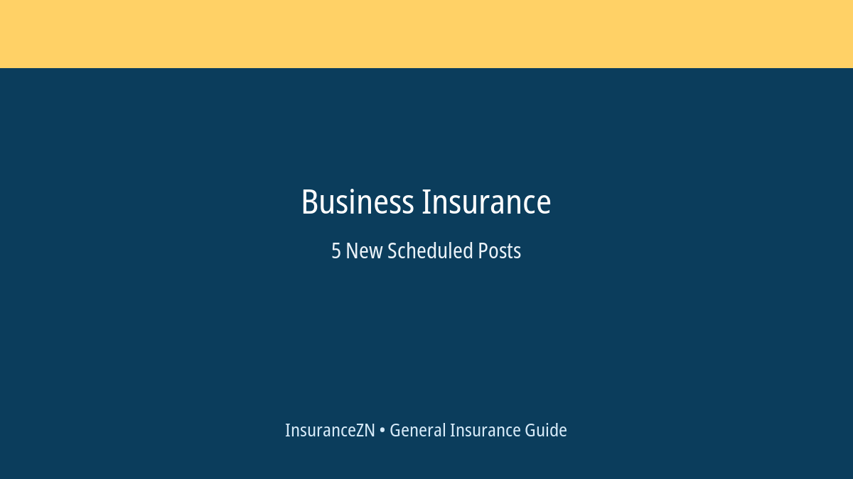 Business Insurance scheduled post featured image