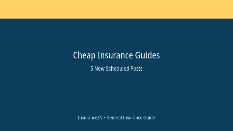 Cheap Insurance Guides scheduled post featured image