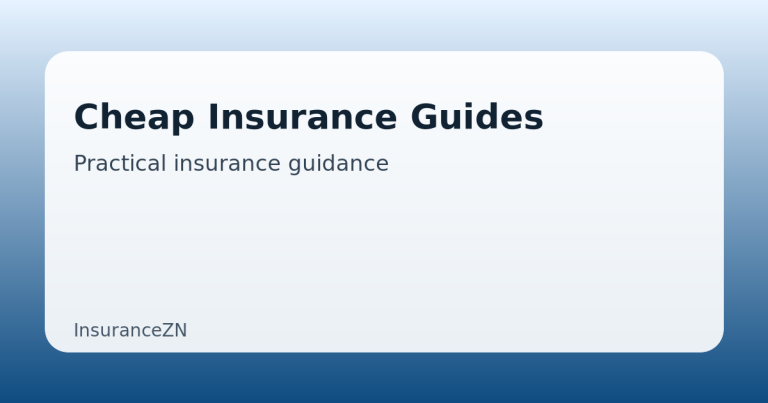 Cheap Insurance Guides guide featured image on InsuranceZN