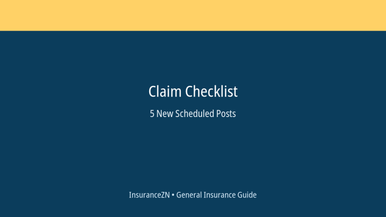 Claim Checklist scheduled post featured image
