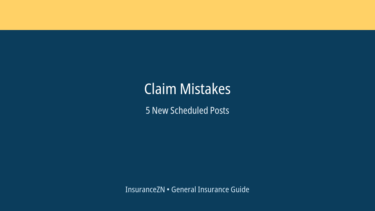 Claim Mistakes scheduled post featured image