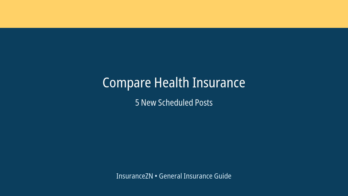 Compare Health Insurance scheduled post featured image