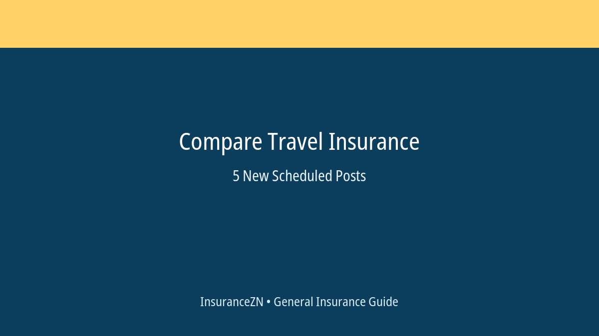 Compare Travel Insurance scheduled post featured image