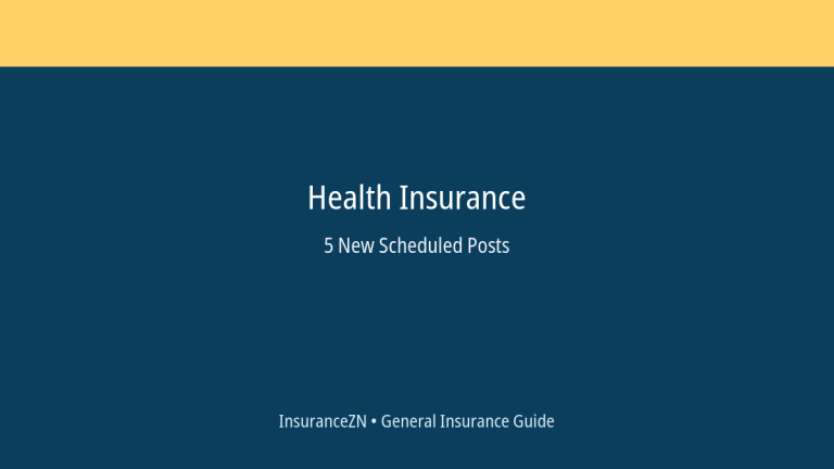 Health Insurance scheduled post featured image