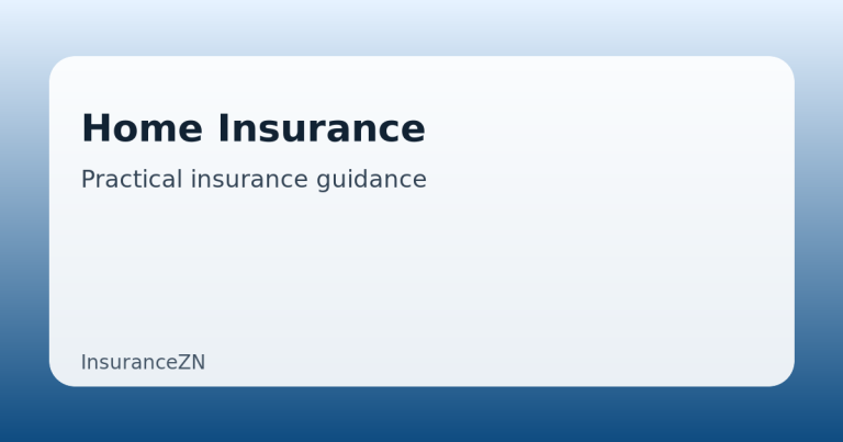 Home Insurance guide featured image on InsuranceZN