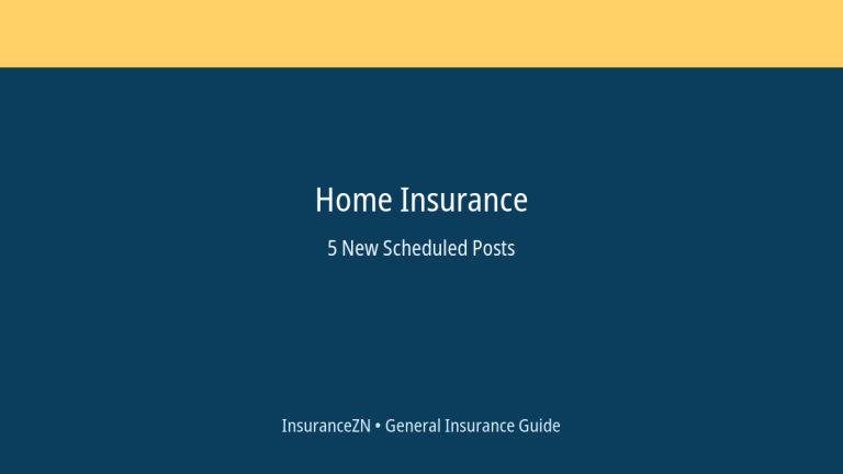 Home Insurance scheduled post featured image