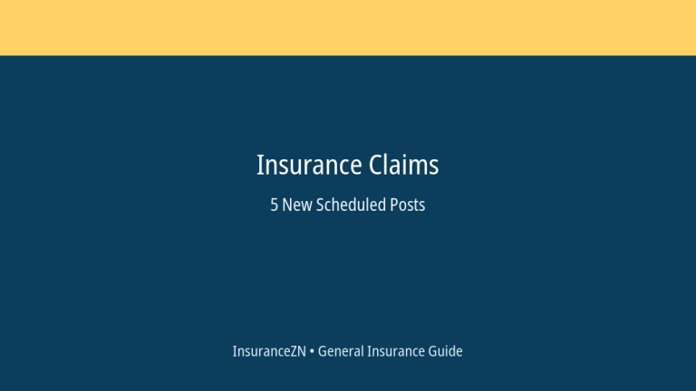Insurance Claims scheduled post featured image