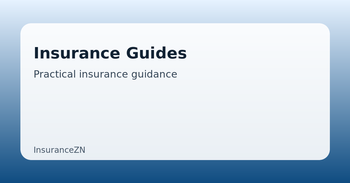 Insurance Guides guide featured image on InsuranceZN