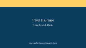 Travel Insurance scheduled post featured image