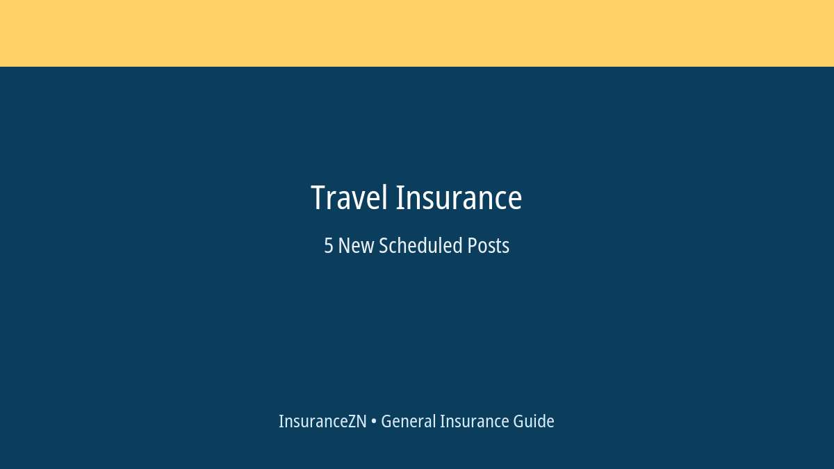 Travel Insurance scheduled post featured image