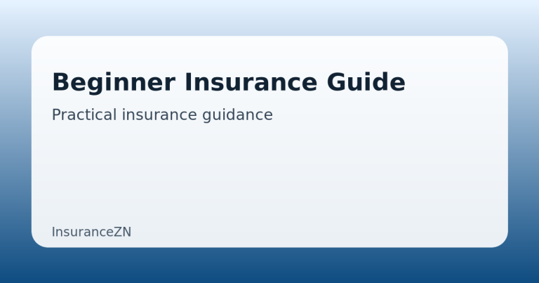 Beginner Insurance Guide guide featured image on InsuranceZN